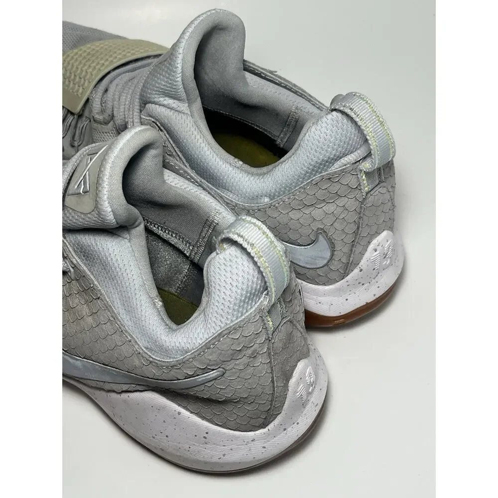 Size 12 Nike PG 1 Pure Platinum Paul George Sneakers Shoes